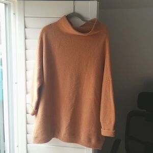 Free people ottoman slouchy tunic in appricot